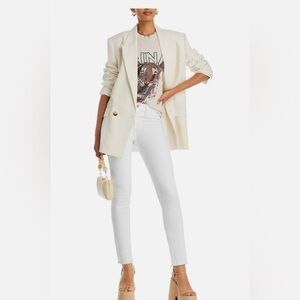 Principle Denim Raw Edge Dreamer Jeans in White